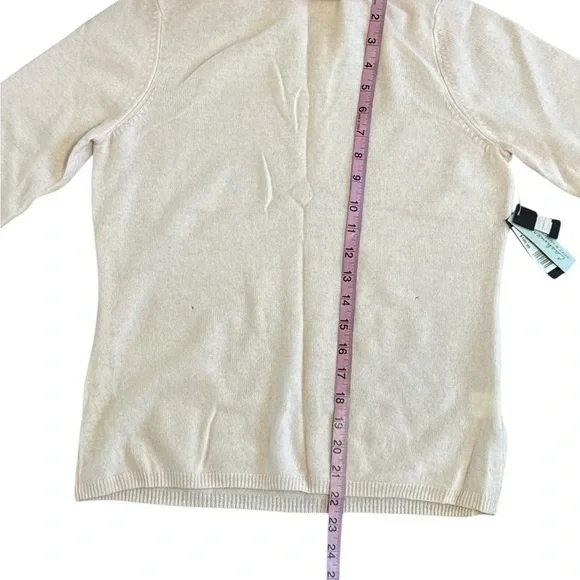 Madison Cashmere Pink Turtleneck Sweater 100% Cashmere Size M READ - Picture 7 of 9